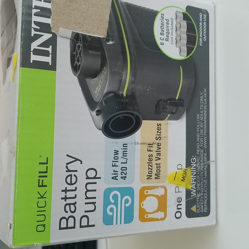 Intex quick- fill air battery pump. - Picture 5 of 7
